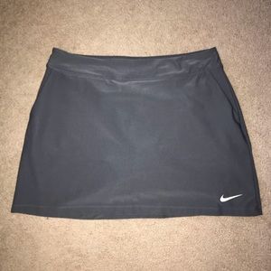 Shiny Gray Nike Golf Skirt